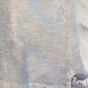 Faherty Sunwashed Organic Cotton Gray Short Sleeve Pocket Polo Shirt EUC